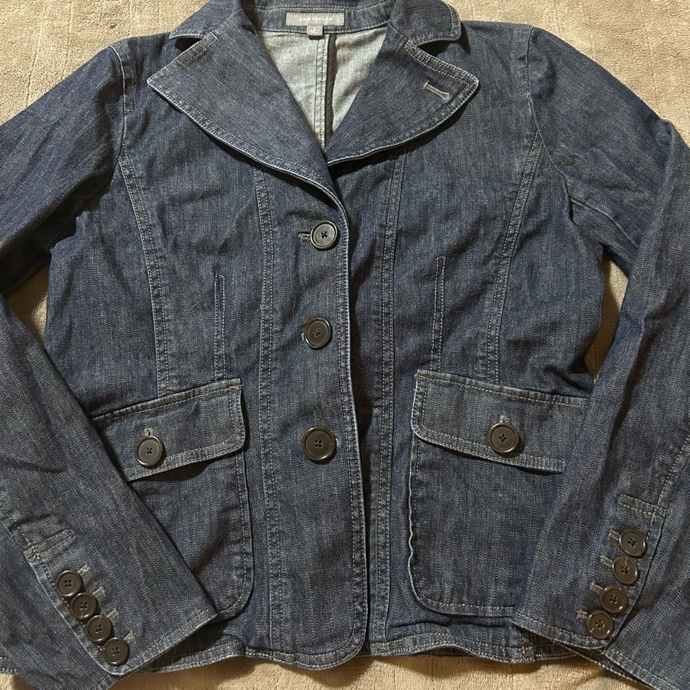 Ann Taylor Denim Blazer size 8